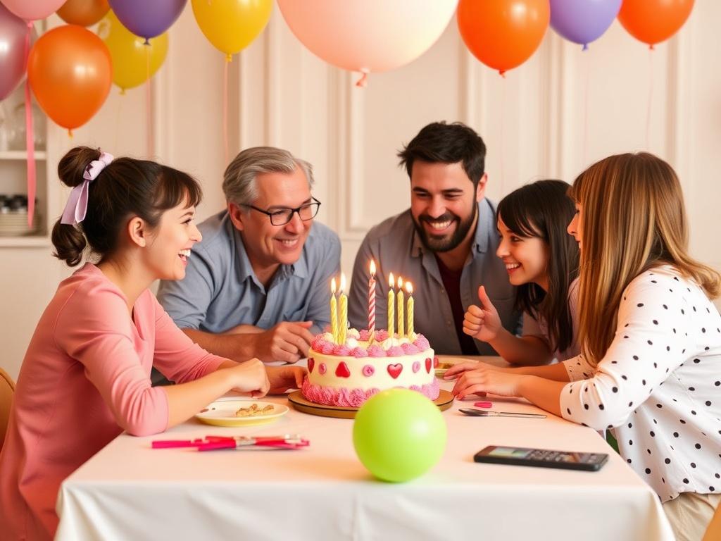 Отметить день рождение большой компанией