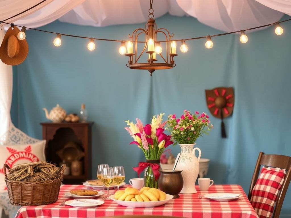 Вечеринка в деревенком стиле